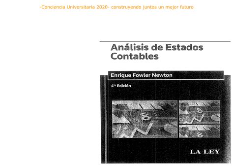 Analisis De Estados Contables Edicion Enrique Fowler Newton Removed