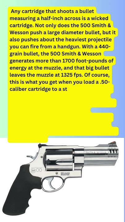 10 Most Powerful Handguns In The World 8 Smith And Wesson Model Sandw500