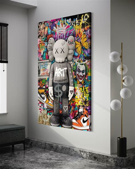 Hype Beast Pop Art Culture Wallart, Decoration for Home. Art Print