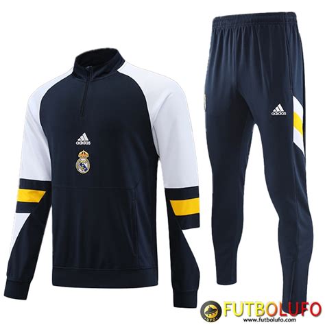 Comprar Chaqueta Con Capucha Chandal Real Madrid Azul Marino