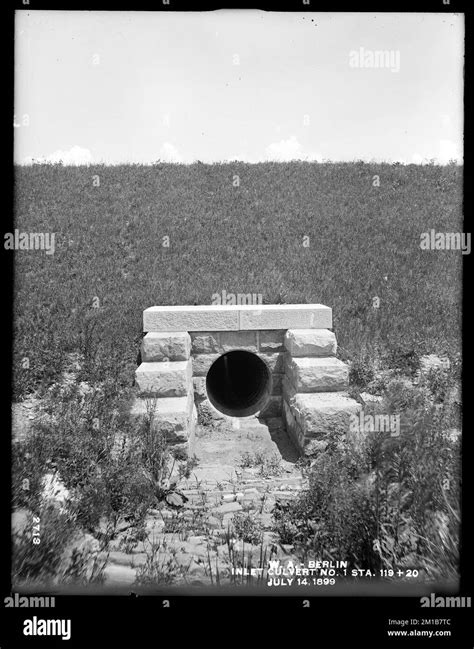 Wachusett Aqueduct Inlet Culvert No 1 Station 11920 Berlin Mass