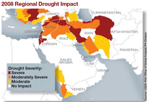 Charts And Maps Water Crisis In The Middle East