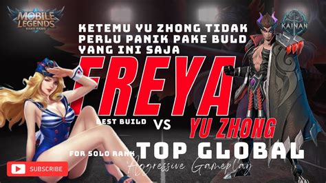 FREYA VS Yu Zhong EXP LANE AGRESIF GAMEPLAY BUILD FREYA TERSAKIT