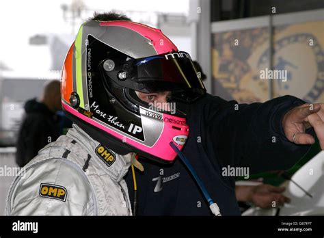 Superleague Formula Qualifying Donington Park Stock Photo Alamy