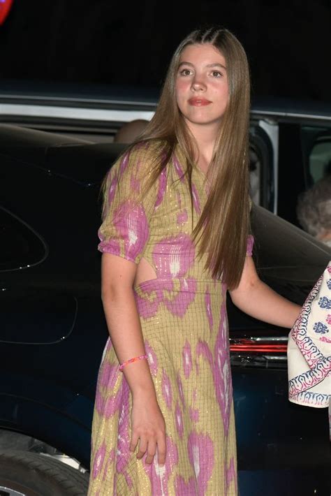 Infanta Sofia of Spain, 16, rocks cutout dress on a night out in ...