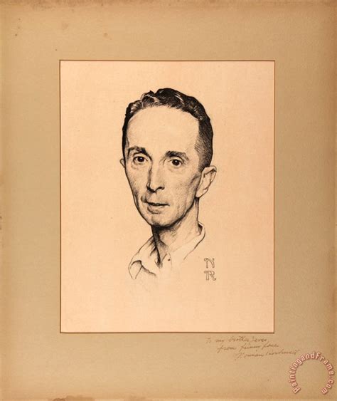 Norman Rockwell Self Portrait 1920 painting - Self Portrait 1920 print ...