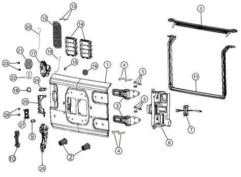 Jeep Wrangler Jl Interior Parts Diagram - Bios Pics