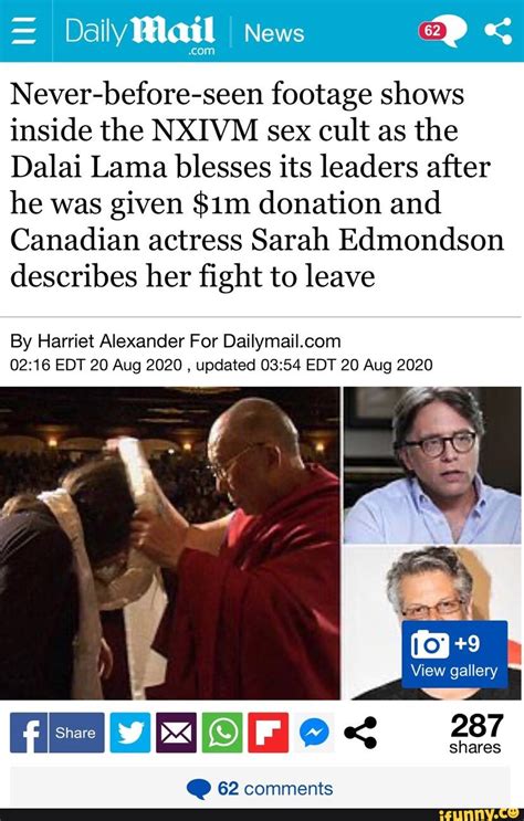 Daily Mail News Never Before Seen Footage Shows Inside The Nxivm Sex Cult As The Dalai Lama