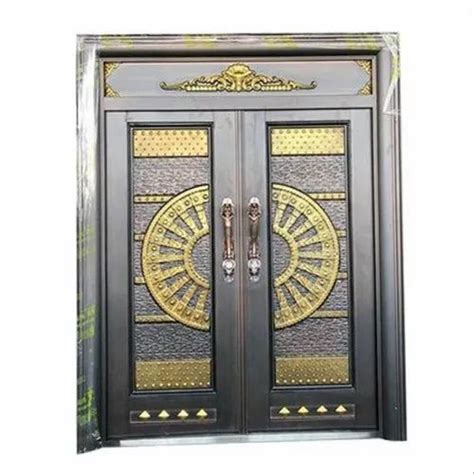 Powder Coated Home Mild Steel Hinged Door Thickness Mm At Rs