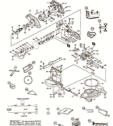 Makita Ls711d Parts Cordless Miter Saw Makita Miter Saw Parts Makita Parts Tool Parts