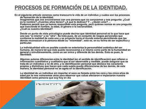 La falta de identidad | PPTX | Science