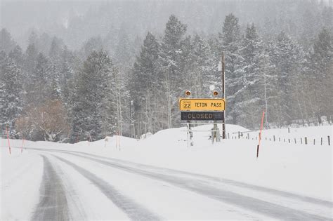 Update Teton Pass Open After 9 Hour Closure