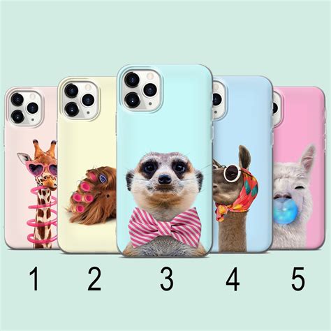 Cute & Funny Animal Phone Cases, Funny Lamas, Meerkat, Guinea Pig ...