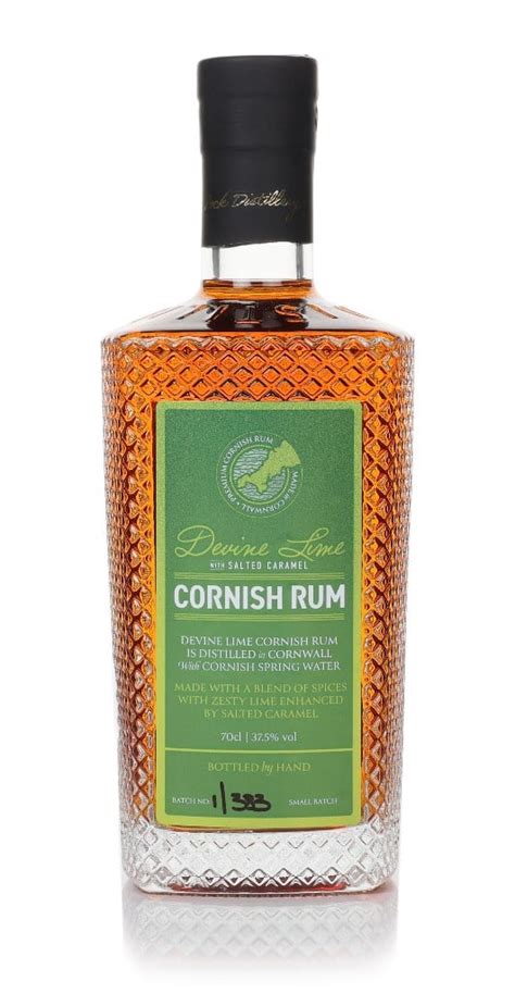 Cornish Rock Devine Lime And Salted Caramel Rum 70cl Master Of Malt