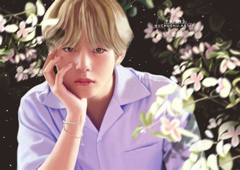 Uchuchu Art On Twitter Fan Art Kim Taehyung Taehyung