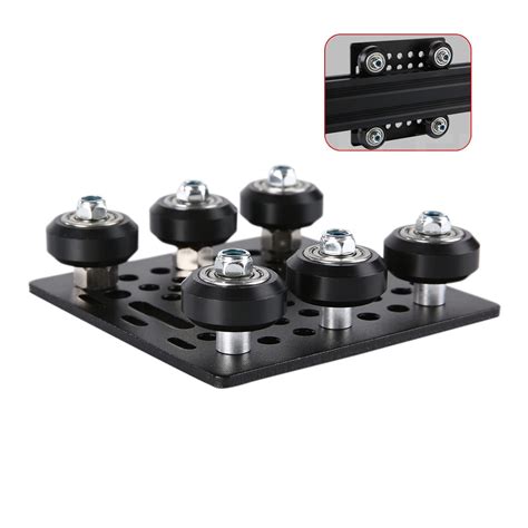 Pack Assembled V Gantry Plate Kit With Pcs V Solid Pom Wheels