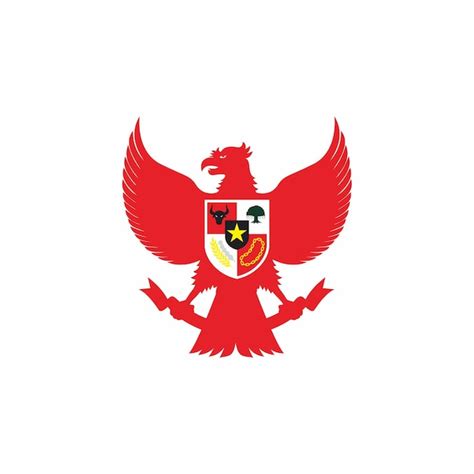 Premium Vector Garuda Pancasila Symbol Vector Logo Design