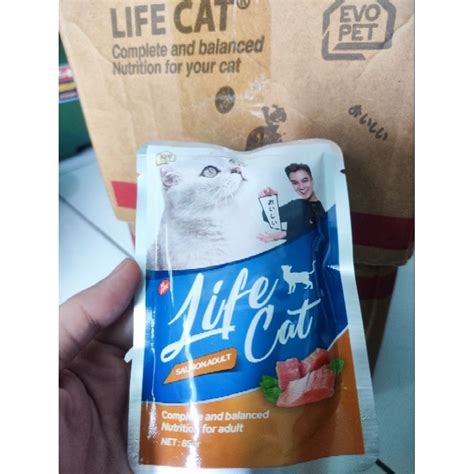 Jual Life Cat Salmon Adult 80 Gr Wet Food Makanan Basah No Pork Edisi