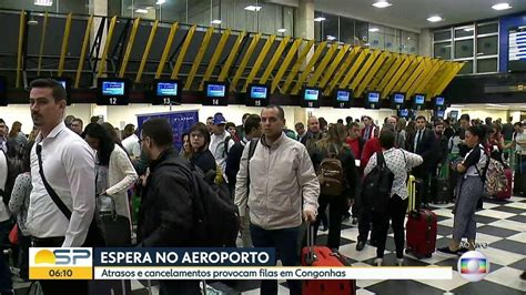 Nevoeiro no Rio cancela e atrasa voos no Aeroporto de Congonhas São