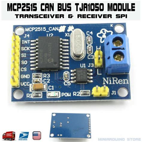 MCP2515 Module CAN Bus TJA1050 Receiver Transceiver SPI Arduino