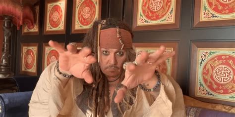 Johnny Depp Reprises His Role As The Infamous Captain Jack Sparrow