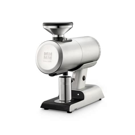 mazzer philos single dose flat burr espresso grinder silver id
