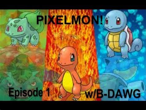 MINEcraft PIXELMON E1 CHARMANDER I CHOOSE YOU! - YouTube