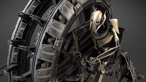 Star Wars General Grievous Wheel Bike - 3D Model by SQUIR