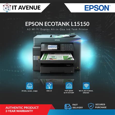 Epson Ecotank L15150 A3 Wi Fi Duplex All In One Ink Tank Printer Lazada Ph