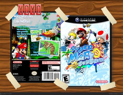 Viewing Full Size Super Mario Sunshine Box Cover