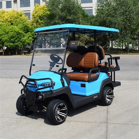 New 48v Electric Lithium Powered 4 Seats Street Legal Buggy Hunting Golf Carts China Electric