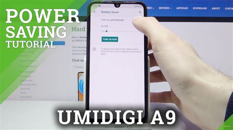 How To Turn On Off Power Saving Mode In UMIDIGI A9 Find Battery