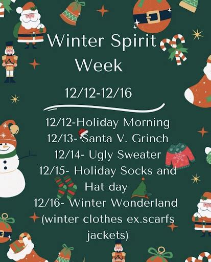 ASB hosts “Winter Spirit Week” before break – Canyon Hills Chronicle