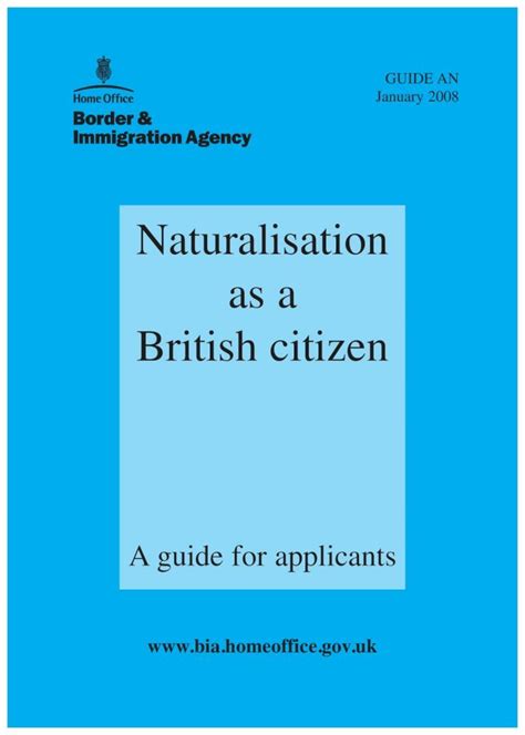 Pdf Naturalisation As A British Citizen Dokumentips