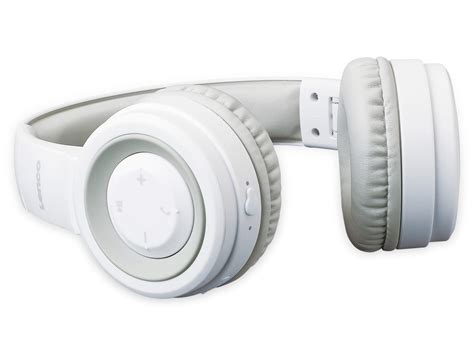 Lenco Over Ear Kopfhörer Hpb 330wh Weiß Online Kaufen Pollin De