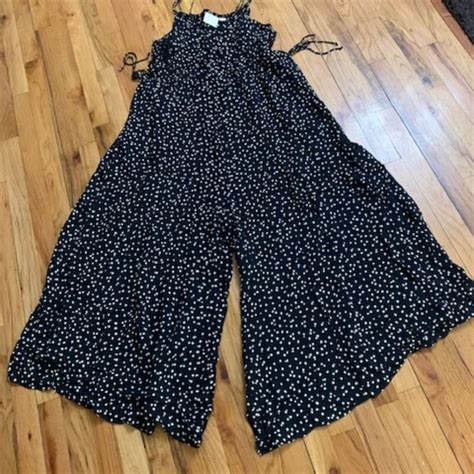 Anthropologie Pants And Jumpsuits Maeve Anthropologie Polka Dot Jumpsuit Size 4 Poshmark