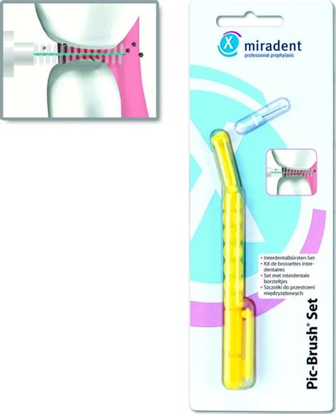 Miradent Pic Brush Set Interdental Set Gelb Ab