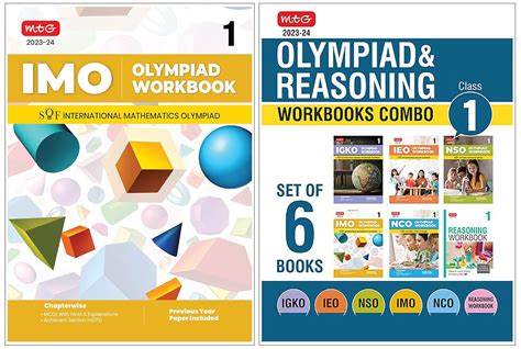 Buy MTG Olympiad Workbook And Reasoning Book Class 1 Combo Set Of 6