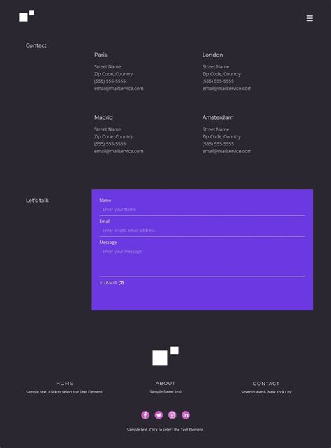 lets talk landing page  nicepage