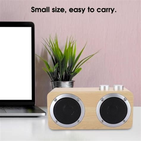 Enceinte Bluetooth Q W En Bois Surenhap Haut Parleur Subwoofer