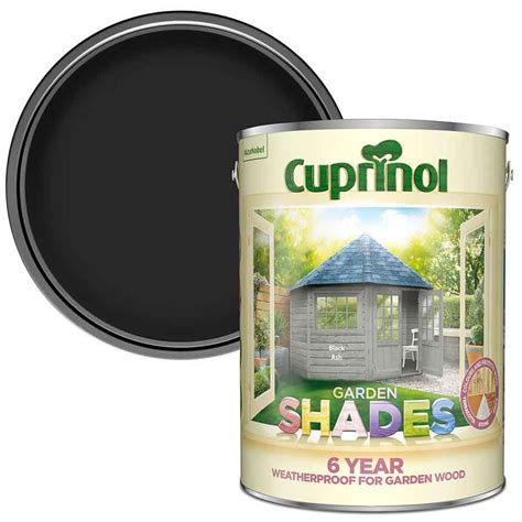 Cuprinol Black Ash Garden Shades 5l Wilko