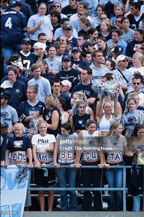 Penn State Nittany Lions Fans Cheer Against The Iowa Hawkeyes In