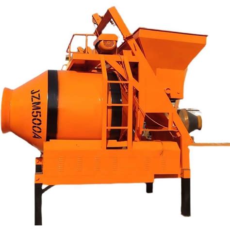 Reversing Drum Self Loading Concrete Mixer 500 Litre Rubber Wheels