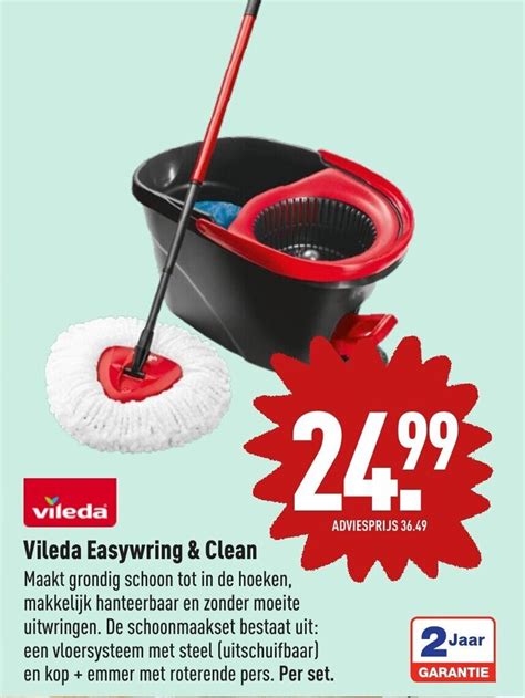 Vileda Easywring Clean Aanbieding Bij Aldi