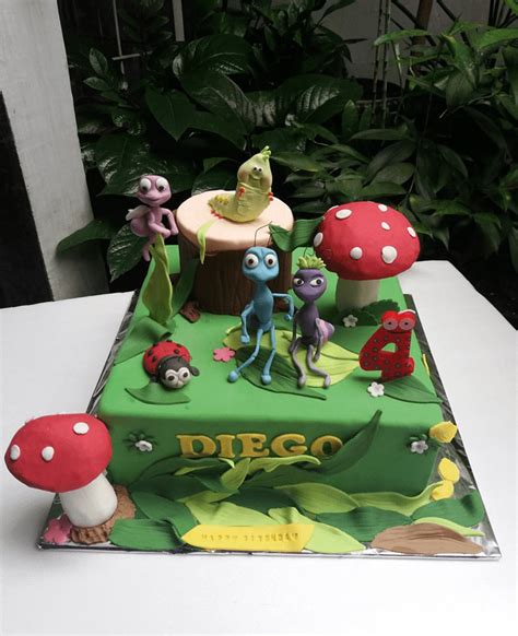 A Bug's Life Birthday Cake Ideas Images (Pictures)