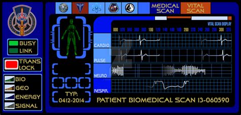 Medical Tricorder Display by Dark-Valnar on DeviantArt