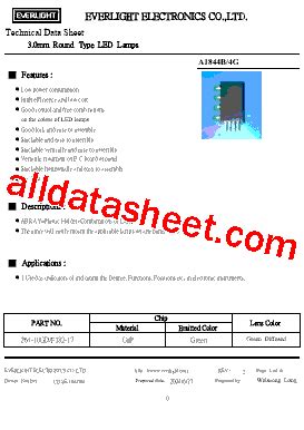 A B G Datasheet Pdf Everlight Electronics Co Ltd