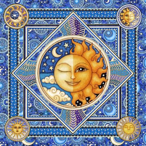 Sun Moon Art Print From the Celestial Artwork of Dan Morris - Etsy ...