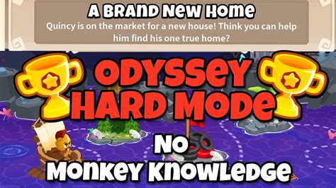 BTD6 Odyssey Hard Mode Guide No Hero Achievement No Monkey