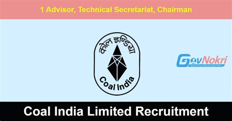 Coal India Limited Recruitment 2024 Apply Online For Jobs Notification